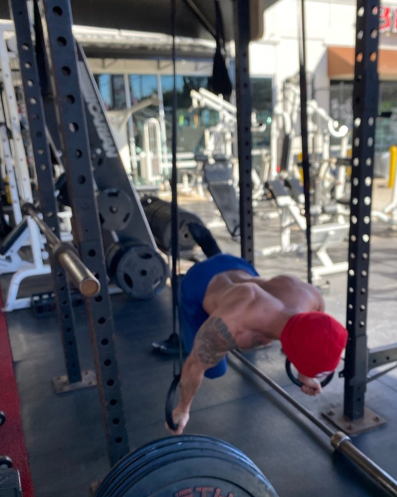 Paul doing ring work at Beast Gym